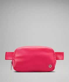 Everywhere Belt Bag 1L | Unisex Bags,Purses,Wallets | lululemon Lululemon Clothes, Preppy Fits, Everywhere Belt Bag, Preppy Stuff, Water Repellent Fabric, Bags Purses, Bag Straps, Pink Bag, Belt Bag