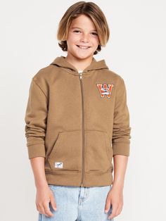 Built-in hood.  Long sleeves.  Graphic at front.  Full-length zipper from hem to neck.  Hand-warming pockets in front.  Super-soft fleece.  Relaxed fit through body.  Boys hoodie hits below waist. machine wash according to the care instruction label  . Best Holiday gift for Kids , perfect Hoodies for Christmas! Fleece Outerwear For School In Fall, Casual Fleece Outerwear For School, Casual School Hoodie Outerwear, Casual Hoodie For School, Casual Hoodie Outerwear For School, Winter School Fleece Outerwear, Sports Fleece Hoodie With Zipper Closure, Fall Sports Hooded Jacket With Kangaroo Pocket, Sports Hooded Jacket With Kangaroo Pocket For Fall