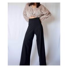 Palazzo pants, wide leg pants in thick cotton , viscose and elastane and DIFFERENT COLORS AVAILABLE UPON REQUEST each months - NO SEASON INBOX US your measurements of hips and waist circumference and your height, also the THE COLOR YOU LIKE if is not black, each months we have different options of colors and prints:) Let us know how you prefer your ... COLORS Always in black and different seasonal prints each month, pls inbox to us and we'll show you the pictures of the colors available. MATERIA Cotton Palazzo Pants, Woman Trousers, Wide Legs Pants, Cotton Casual Pants, Old Pink, Woman Top, Velvet Leggings, Womens Trousers, Sleeves Top