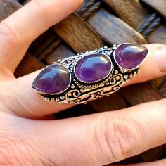 Brand New Handmade Amethyst Antique Design Silver Statement Ring. Size 6.25 925 Stamped New To Poshmark? Use Referral Code Kimberlyn222 To Receive $10. Amethyst Ring With Natural Stones For Anniversary, Purple Ring Stamped 925, Bohemian Sterling Silver Amethyst Ring With 925 Stamp, Bohemian Purple Sterling Silver Rings, Silver Bohemian Amethyst Rings, Antique Purple Amethyst Ring In Sterling Silver, Bohemian Sterling Silver Amethyst Ring, Spiritual Sterling Silver Amethyst Ring, Vintage Adjustable Amethyst Ring In Sterling Silver