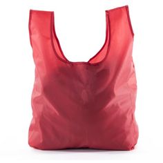 a red bag on a white background