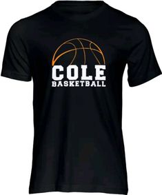 Custom Team Basketball Shirt. You tell us the team name and we will give you an option to add a player number on either the sleeve or back of the shirt. Shirts are a dri-fit shirt with the lettering across the front. Collegiate Basketball T-shirt With Team Name, Collegiate Basketball T-shirt With Team Logo, Black Team Spirit Basketball T-shirt, Black Basketball T-shirt With Team Name, Black T-shirt With Basketball Team Name, Team-colored Basketball T-shirt With Team Logo, Basketball Team Name T-shirt For Sports Season, Collegiate Pre-shrunk T-shirt For Basketball, Basketball Team Logo Black T-shirt