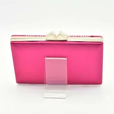 Clutch Bag For Women Who Go For Shopping, Dating, Evening Party or Wedding. Elegant Rectangular Coin Purse For Formal Occasions, Luxury Pink Clutch For Formal Occasions, Luxury Pink Evening Clutch, Elegant Rectangular Formal Coin Purse, Elegant Formal Rectangular Coin Purse, Chic Rectangular Coin Purse For Formal Occasions, Chic Formal Rectangular Coin Purse, Pink Rectangular Evening Clutch, Glamorous Pink Clutch For Events