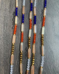 These beads come in TIE ON meaning they are strung on strong cotton threads, they are 44" long and self adjustable based on your waist size. ★ The listed prices are for one strand each. For multiple strands you'll have to indicate from the quantity section in your cart. ﻿★★★★ ALL SALES ARE FINAL. THERE ARE NO EXCHANGES OR RETURNS★★★★ Uses of Waist beads ★ Cultural and Spiritual Reasons ★Waist beads as ornaments as well as for symbolic adornment, ★ which serves as a sign of wealth, femininity or Adjustable Spiritual Waist Beads With Faceted Beads, Spiritual Adjustable Waist Beads With Faceted Beads, Adjustable Waist Beads With Large Beads As Gift, Hand-strung Spiritual Heishi Beads, Spiritual Hand-strung Heishi Beads, Adjustable Beaded Crystal Necklaces With Oval Beads, Adjustable Beaded Crystal Necklace With Oval Beads, Adjustable Beaded Long Necklace As Gift, Adjustable Crystal Necklace With Oval Beads