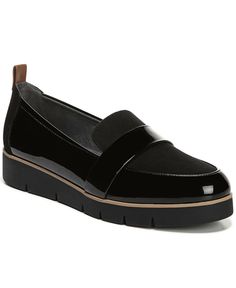 Edgy, trend-right, and amazingly comfortable. This standout loafer is a must. Be Energized insole with all-day comfort, cushioning and shock absorption designed to reduce foot pressure and fatigue. Black Synthetic Slip-ons For Work, Black Loafers With Cushioned Footbed For Spring, Black Cushioned Loafers For Spring, Black Synthetic Slip-ons For Workwear, Black Slip-ons With Cushioned Footbed For Work, Black Cushioned Slip-ons For Work, Black Synthetic Loafers For Work, Black Synthetic Workwear Loafers, Black Loafers With Cushioned Footbed For Fall