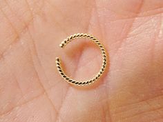 14k real solid yellow gold hoop ring cartilage daith hoop piercing 16 gauge sold as single for the ear or body piercing guarantte real solid 14k gold mark and stamp perfect for sensitive skin high quality high polish great price come in gift box mak it great gift for any occasion Dainty Yellow Gold Nickel-free Cartilage Earrings, Dainty Nickel-free Yellow Gold Cartilage Earrings, Dainty Yellow Gold Small Hoop Cartilage Earrings, Dainty Yellow Gold Round Cartilage Earrings, Dainty Yellow Gold Hoop Ear Cuff, Dainty Gold Round Ear Cuff, Dainty 14k Gold Septum Ring, Dainty Yellow Gold Hoop Piercings, Gold Dainty Round Ear Cuff