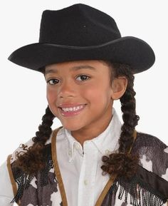 Let all the outlaws know that your child is the cowboy, cowgirl in charge! Your little one can wear this black hat and keep the Wild West as safe as possible. Perfect for Halloween, theme parties, concerts, festivals, barn dances, cosplay and more. Costume and other accessories not included. Other cowboy, cowgirl or sheriff costumes and accessories are sold separately on our page – subject to availability. Western Black Costume Hats For Festivals, Black Western Costume Hats For Festivals, Country Style Black Felt Hat For Festivals, Adjustable Black Pirate Hat, Black Adjustable Pirate Hat, Western Black Costume Hat For Rodeo, Brimmed Black Costume Hat For Western-themed Events, Western Costume Hat For Halloween, Western Black Costume Hats And Headpieces For Rodeo