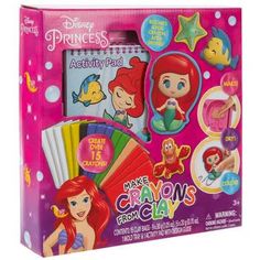 the little mermaid activity pad is in its packaging