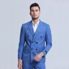 Elevate Your Style To New Heights With The Tazio Textured Pinstripe 2-Piece Suit Set. This Meticulously Crafted Ensemble Embodies Elegance And Modern Flair, Featuring A Double-Breasted, Skinny Fit Jacket With Underarm Sweat Guards, And A Perfectly Matched Skinny Fit Pant With A 37-Inch Inseam For That Impeccable, Tailored Look. The Textured Fabric With Pinstripes Is Not Just A Pattern But A Statement Of Sophistication. Designed For Those Who Appreciate Fine Tailoring, This Suit Seamlessly Balanc Suits Men Slim, Dark Gray Suit, Slim Suit, Mens Suit Jacket, Versace Collection, Pinstripe Suit, Silk Suit, J Crew Men, Men’s Suits