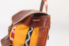 Moroccan Leather Backpack Women Leather Backpack Pattern Kilim - Etsy Artisan Bucket Bag With Adjustable Strap For Travel, Artisan Leather Saddle Bag For Travel, Artisan Travel Bucket Bag With Adjustable Strap, Bohemian Style Leather Backpack For Everyday Use, Handmade Leather Satchel Backpack, Artisan Bucket Bag With Leather Handles For Travel, Leather Pouch Backpack For Travel, Artisan Saddle Bag With Adjustable Strap For Travel, Traditional Saddle Shoulder Bag For Everyday Use