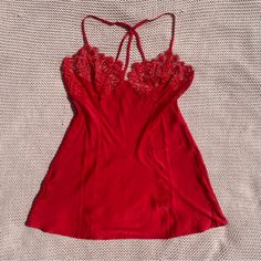 Description: Red Silky Slip Mini Dress With Lace Cups And Adjustable Straps Condition: New Without Tags Fit: Marked A Large, Fits Like A Large, Bust 20" #Lace #Slip #Slipdress #Coquette #Laceslip Fitted V-neck Party Chemise, Fitted V-neck Chemise For Party, Sleeveless Chemise For Night Out, Elegant Red Mini Dress With Lace Trim, Elegant Red Sleepwear For Night, Red Mini Dress With Spaghetti Straps And Built-in Bra, Sleeveless Lace Chemise For Party, Sleeveless Red Mini Dress With Built-in Bra, Red Sleeveless Mini Dress With Lace Trim