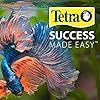 a fish that is swimming in some water with the words betta success made easy