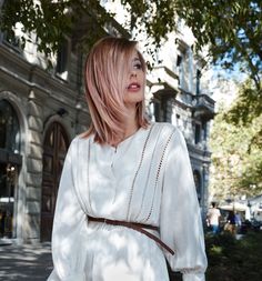 Vanilla Blond, Peach Crumble Hair und Schokoladenbraun: Wir haben alle Haarfarben-Trends für 2019 in einer Galerie für euch gesammelt. Diese Farben und Nuancen lieben wir jetzt besonders! Peach Crumble, About Hair, Cosmopolitan, Fashion Backpack, Vanilla, Bomber Jacket, Ruffle Blouse, Blogger, Pastel