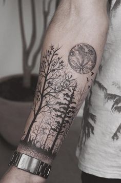 a person with a tattoo on their arm