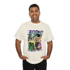 Step back in time and embrace the nostalgic charm of the 90s with our Vintage Bootleg Style Anime T-Shirt. This unisex heavy cotton retro tee is the perfect addition to any anime lover’s wardrobe, offering a unique blend of style, comfort, and authenticity. Featuring a captivating design inspired by the bootleg culture of the 90s, this t-shirt captures the essence of the era with its vibrant colors, bold graphics, and attention to detail. Crafted with the utmost care, this tee is made from 90s Anime Print Crew Neck T-shirt, 90s Style Character Print T-shirt, 90s Short Sleeve T-shirt With Character Print, 90s Character Print Short Sleeve T-shirt, 90s Inspired Short Sleeve T-shirt For Fans, 90s Style Screen Print T-shirt For Fan Conventions, 90s Style T-shirt With Front Print For Fans, Retro Anime Print Tops For Fan Merchandise, Retro Anime Print Tops For Fans