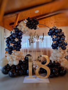 #party #balloons #partyballoons  #diy #balloonsdecor #balloongarland #2023decortrends #balloonstylist #balloonbouquet #eighteenparty🔞 #balloongarland #balloons #party #decoration #ideas #inspo #photo #partydecorations #partydecor #balloonarch #balloonbouquet #balloonwall #balloon #girlparty #girlpartyideas #happybirthdaytoyou 
#party #balloons #partyballoons #balloonsdecor #balloonstylist Ballon Arch Moon And Stars, Navy And Silver Balloon Arch, Navy Blue Silver And White Party Decor, Navy Blue Black And White Party Decor, Gold Silver And Navy Blue Party Decorations, Midnight Blue Decorations Party, Navy Blue And Black Party Decorations, Black White Silver Gold Birthday Decorations, Navy Blue And Gold Theme Birthday Party