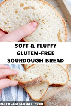 soft and fluffy gluten - free sourdough bread is the best way to use it