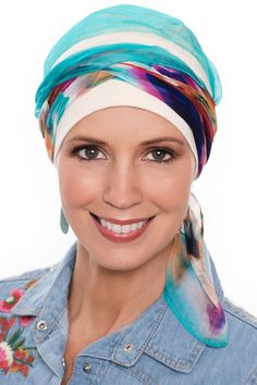 Lanie Pre Tied Scarf Cap | Ready Tie Head Scarves Tie Head Scarves, Five Minute Hairstyles, Chemo Head Scarf, Chemo Scarves, Head Scarf Tying, Neck Scarf Tying, Ladies Head Scarf, Scarf Knots, Head Tie