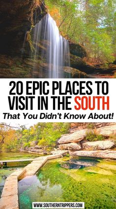 20 Epic Places To Visit In The South That You Didn't Know About Short Trips In The Us, Southeast Us Vacation Ideas, South Road Trip, Things To Do In Each State, Southeast Road Trip, Best Places To Visit In South Carolina, Southern Us Travel Destinations, Places To Visit In South Carolina, Best Places To Camp In The Us