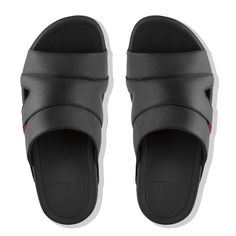 Unless you’re dipping them into a pool or cruising through sand dunes, you don’t want to be thinking about your feet, right? Our Freeway leather slides are lightweight, with padded airy uppers and our biomechanist-developed Microwobbleboard midsoles – making them all-day comfortable so you can get on with the good stuff. Men Slides, Foot Health, Sand Dunes, Leather Slides, Pool Slides, Mary Jane Sneaker, Slides, You Bag, Leather Men