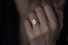 initial signet ring in 9k & 14k solid gold ♡  deep and detailed engraving with your initial   very delicately handcrafted unisex - looks super cool on both men & women the ring has hollow back  material options: 9k gold 14k gold 14k white gold 14k rose gold ring face: 12 x 10 mm  size: we offer sizes from 3 to 13 1/2 for bigger size requests, please send a message ♡ important note about the ring size:   ♡ to be able to make a ring which fits perfectly we kindly ask you to double check your finger size as shown in the picture in our gallery before placing your order shipping: ♡ all our listings include free expedited shipping delivers in 2-4 business days care tips : we want you to wear your jewelry for a long long time happily so, to maintain the quality of your new jewelry, please: ♡ do n Minimalist Signet Ring With Initials For Wedding, Minimalist Wedding Signet Ring With Initials, 14k Yellow Gold Signet Ring With Initials, 14k Gold Signet Ring With Initials For Promise, Gold Timeless Signet Ring With Initials, Timeless Gold Signet Ring With Initials, 14k Gold Monogram Signet Ring In Yellow Gold, Yellow Gold Monogram Signet Ring For Wedding, Timeless Initials Signet Ring For Wedding