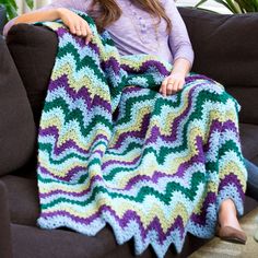 Chocolate Cow, Chevron Afghan, Crocheted Afghans, Crocheted Blanket, Crochet Afgans, Easy Crochet Patterns Free, Crochet Blanket Afghan, Crochet Gratis, All Free Crochet