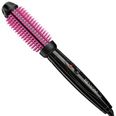 Get salon hair volume at home with this innovative hot hair brush with soft, flexible, and cool-to-the-touch silicone hair brush bristles. With better grip and shiny results, these bristles stay cool-to-the-touch and are kinder to your hair, allowing you to get close to the scalp for beautiful volume at the roots. Create long-lasting results and fast hairstyling with professional 430° F High Heat and 2 Heat Settings that make it ideal for styling all hair types. The unique silicone bristles of t Bed Head Wave Artist, Curling Brush, Round Hair Brush, Professional Hair Dryer, Hair Dryer Brush, Styling Iron, Styling Brush, Silicone Brush, Volume Hair