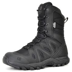 PRICES MAY VARY. Durable leather and abrasion-resistant fabric upper, DRY-X military class membrane waterproof and moisture-wicking mesh lining Padded tongue and collar, Protective, welded TPU quarter overlays, heel pull loop, rustproof hardware and speed laces Protective molding toe cap, compression-molded EVA midsole and aggressive rubber outsole Cushion Plus high rebound PU footbed for Dynamic arch support and underfoot cushioned comfort TPU sole-stabilizing technology and lightweight nylon a Impact Resistant Techwear Combat Boots For Outdoor, Shock Resistant Combat Boots For Outdoor Activities, Techwear Combat Boots For Outdoor With Impact Resistance, Durable Tactical Combat Boots For Hiking, Tactical Durable Combat Boots For Hiking, Tactical Combat Boots For Hiking, Combat Boots With Shock Resistance For Outdoor, Shock Resistant Combat Boots For Outdoor, Techwear Combat Boots For Outdoor With Shock Resistance