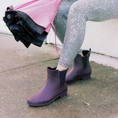 • Elegant Eggplant color making it perfect for matching any outfit • Completely waterproof to keep your feet protected in all weather • Designed for your comfort - no pinching or rubbing • Comfortable, cozy, and sleek The ROMA CHELSEA rain boot in Matte Eggplant is one of our most popular styles. Our rain boots are not only designed for rainy days, but you can also wear these boots with any outfit and in any weather. Throw them on when you are heading out of the house to run errands on a rainy d Women's Rain Boots, Ankle Rain Boots, Chelsea Rain Boots, Eggplant Color, Color Making, Womens Rain Boots, Popular Styles, Rain Boot, Knit Cotton