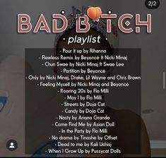 Prom Walk Out Songs, Baddie Playlist 2023, Baddie Music, Baddie Playlist, Party Music Playlist, Relationship Songs, Good Playlists