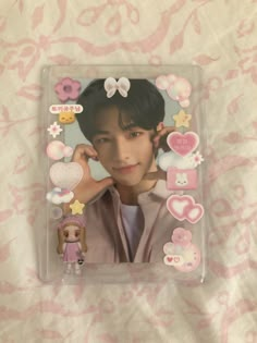 hyunjin deco Top Loader Deco Kpop, Binder Decoration, Kpop Deco, Diy Beaded Rings