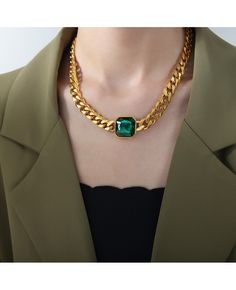 Get 10% off now! Buy exaggerated thick chain zircon pendant gold-plated necklace at cheap price online. Free stable shipping and pro since 2009. Gold Plated Clavicle Chain Necklace For Party, Gold Alloy Chain Link Necklace, Gold Chain Link Necklace In Alloy, Trendy Alloy Necklace With Gold Chain, Alloy Gold Chain Choker Necklace, Gold Alloy Chunky Chain Necklace, Gold Chain Alloy Choker Necklace, Alloy Chain Link Necklace For Gift, Alloy Link Clavicle Chain Necklace