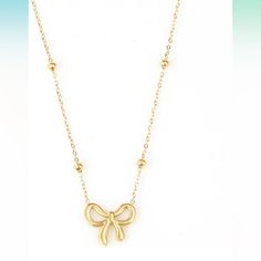 Fashion Bow Necklace: The Necklace Is Made By The Image Of Bow, Very Cute And Fashionable. Very Unique Designed And Well Made, Add Beauty And Elegance For You. Size:15.8'' In Length, With 1.96'' Extender Chain, Could Be Adjustable To Fit For Your Neck, Very Comfortable. Material: Made Of Stainless Steel, Copper, Very Safe To Wear, And It Won't Fade Easily, 14k Gold Plated, Very Beautiful And Elegant To Wear. Wonderful Gifts: The Necklace Is Wraped In A Gift Box, Very Suitable For Sending Gifts F Cell Phone Holster, Bow Necklace, Phone Holster, Sister Friends, Gifts For Your Mom, Fit N Flare Dress, Rain And Snow Boots, Necklace For Women, Trending Accessories