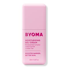 Moisturizing Gel Cream - BYOMA's Gel-Cream Moisturizer delivers targeted hydration to thirsty skin. The light texture absorbs quickly, with a barrier boosting blend of actives.BenefitsLightweight, oil-free daily moisturizerCooling gel-cream texture absorbs quickly, delivering lasting hydrationTri-Ceramide Complex to support skin barrier healthBrightening niacinamide + calming green tea improve tone and textureFeaturesVegan & cruelty freeDermatologist tested & approved skincareRecyclable bottlesA Byoma Moisturizing Gel Cream, Byoma Moisturizing, Sephora Skin Care, Best Skincare Products, Skin Care Items, Gel Moisturizer, Daily Moisturizer, Skin Barrier, Skin Care Moisturizer