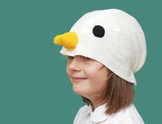 Kids seagull costume hat, kids Halloween costume, seagull hat, toddler costume, kids bird hat, carni Playful White Hat For Play, Fun White Hat For Play, Fun White Hats For Play, White Novelty Halloween Costume Hats And Headpieces, White Novelty Halloween Costume Hat, Seagull Costume, James And The Giant Peach Costume, Bug Costume, Bird Hat