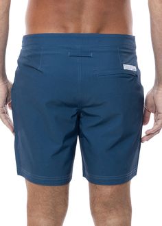 The Tama Swim Shorts in Navy may be the best swim shorts you have ever had. Stylish, comfortable, durable, easy to care for. Made from quick-drying, UPF50% recycled polyester with adjustable waistband buttons, four way stretch fabric and three pockets - you choose the adventure, these shorts will follow. Length 40cm (size 32) Quick-drying, four-way stretch fabric No mesh brief Saltwater and chlorine resistant UPF50+ Made from post-consumer plastic bottles Adjustable double buttons on the waistba Sporty Navy Swimwear With Built-in Shorts, Functional Swim Bottoms With Built-in Shorts, Short Bottoms With Built-in Shorts In Recycled Polyester, Blue 4-way Stretch Bottoms For Outdoor, Outdoor Recycled Polyester Shorts, Athleisure Swim Trunks With Pockets And 4-way Stretch, Navy Nylon Shorts, Functional 4-way Stretch Swim Trunks With Pockets, Outdoor Swim Trunks In Recycled Polyester