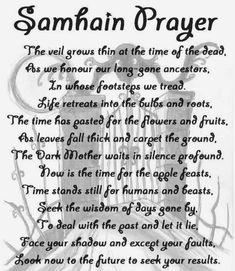 Samhain Prayer, Wicca Holidays, Samhain Ritual, Pagan Holidays, Wiccan Sabbats, Magia Das Ervas