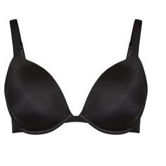 Look good and feel Fun all day long with this plunge bra that lifts with slightly padded cups to create the decolletage you desire. Perfect for everyday wear, this smooth underwire bra has padded adjustable shoulder straps, ensuring the perfect fit for your body. Classic Padded Solid Bra, Classic Padded Solid Color Bra, Elegant Full Coverage Smoothing Bra, Elegant Smoothing Fitted Bra, Black V-neck Bra With Removable Pads, Fitted Smoothing Push-up Bra, Solid Smoothing Underwire Bra, Smoothing Underwire Bra, Classic Push-up Nursing Bra With Removable Pads