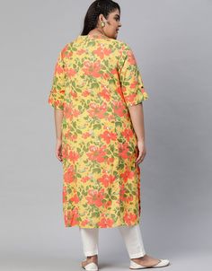 Designer Party Wear Readymade Plus Size Cotton Kurti Processing Time : 15 Business Days Work : Machine Work Fabric:Top : Cotton and linen blend Bottom : NA Dupatta : Color:Top : Yellow Bottom : NA Dupatta : NA Straight Suit, Machine Work, Cotton Kurti, Day Work, Linen Blend, Party Wear, Cold Shoulder Dress, Plus Size, Yellow