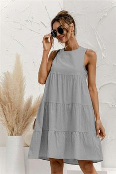 Sleeveless Cotton Mini Dress In Solid Color, Sleeveless Solid Color Cotton Mini Dress, Solid Color Cotton Beach Dress, Casual Solid Color Sleeveless Cotton Dress, Casual Solid Color Cotton Sleeveless Dress, Casual Cotton Solid Color Sleeveless Dress, Cotton Mini Dress For Beach In Solid Color, Summer Cotton Dress Solid Color, Summer Cotton Dress In Solid Color