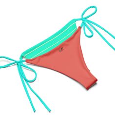 Stay comfortable and beach ready all summer in this FYC String Bikini set. It’s made from soft recycled polyester with double-layering and UPF 50+. Style the straps how you like, and get ready to swim! • Soft and stretchy material with UPF 50+ • Sizes up to 4XL • Bikini top comes with removable padding for comfort • Multiple ways to tie and style the bikini set Disclaimer: To make your All-Over Print Recycled String Bikini last longer, thoroughly rinse it off after each use and get rid of any ch Micro-elastic Swimwear With Built-in Bra For Beach, Blue Seamless Micro-elastic Swimwear, Blue Micro-elastic Smoothing Swimwear, Blue 4-way Stretch Nylon Swimwear, Tropical Multicolor Swimwear With Built-in Bra, Beach Ready, Upf 50, Swimwear Sale, Stretchy Material