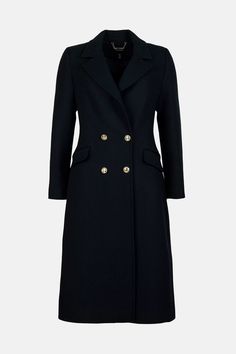 Italian Wool Mix Longline Military Coat | Karen Millen Elegant Long Wool Coat With Double-breasted Button Fastening, Elegant Long Wool Coat With Double-breasted Button, Elegant Long Double-breasted Wool Coat, Elegant Double-breasted Peacoat For Work, Classic Wool Coat With Covered Buttons For Work, Timeless Winter Pea Coat With Double-breasted Button, Timeless Winter Pea Coat With Double-breasted Button Fastening, Luxury Winter Peacoat With Double-breasted Button Fastening, Luxury Winter Peacoat With Double-breasted Button