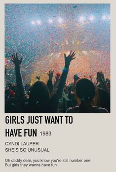 girls just want to have fun