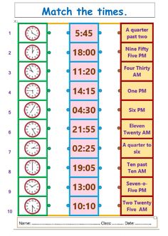 the times table is shown with different time zones