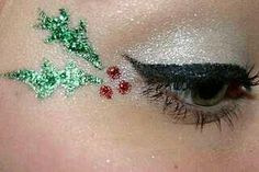 Holly Holiday Makeup, Make Up Looks, Maquillage Halloween, Christmas Makes