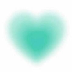 a green heart shaped object on a white background