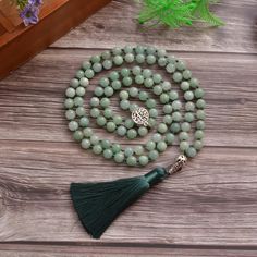 Jade Mala Necklace 108 Rosary For Men, Jade Mala, Prayer Jewelry, Radiate Positive Vibes, My Manifestation, Burmese Jade, Mala Bead Necklace, Boys Jewelry, Life Tree