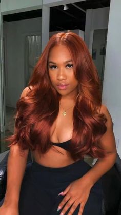 Hot Hair Colors, Long Red Hair, Auburn Hair, Hair Inspiration Color, Long Red, Hair Inspo Color, Hair Color For Black Hair, Ginger Hair