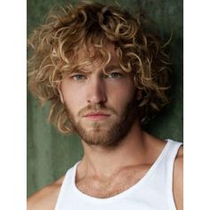 We Offer Overwhelming Choices In Styles, Hair Types, Cap Constructions, Colours, and More. Choose 100 Percent Human Hair Wigs Short Wigs Brown Full Lace Short Mens Wig Real. Men Blonde Hair, Shaggy Haircuts, Men's Wigs, Belle Blonde, Blonde Curly Hair, Corte De Cabelo Masculino, Blonde Guys, Curly Hair Men, Long Curly Hair