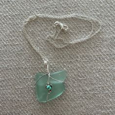 Nwt Turtle Sea And Sea Glass Necklace. Silver Chain! Box Included, Perfect For A Gift! Sea Glass Jewelry Diy, Sea Glass Gifts, David Yurman Necklace, Turtle Sea, J Necklace, Juicy Couture Necklace, Czech Glass Necklace, Glass Craft, Four Leaf Clover Necklace